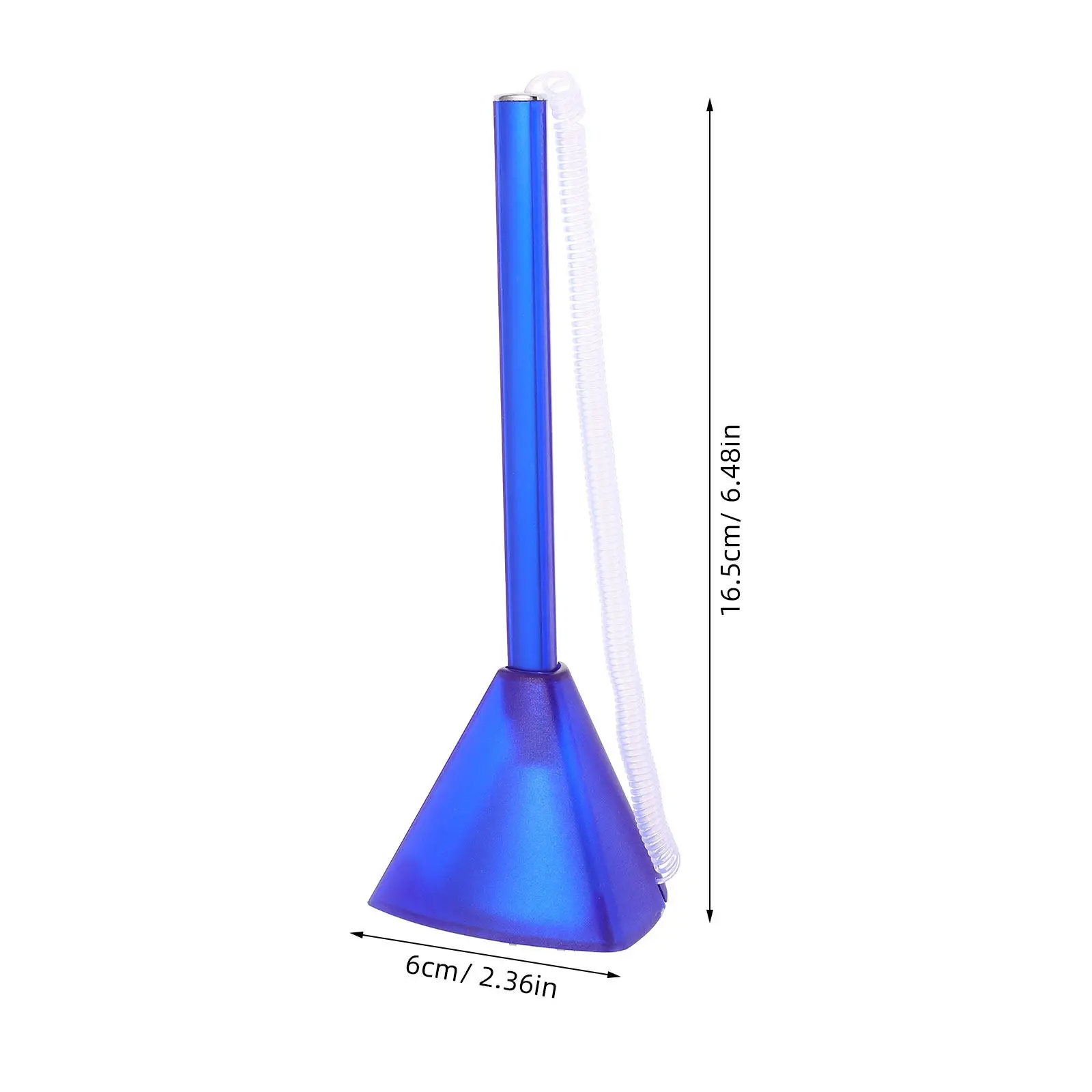 Blue Secure Ballpoint Pen Desktop Counter Adhesive Spring Chain Signature Pen Holder Office Supplies Security Ballpoint Pens