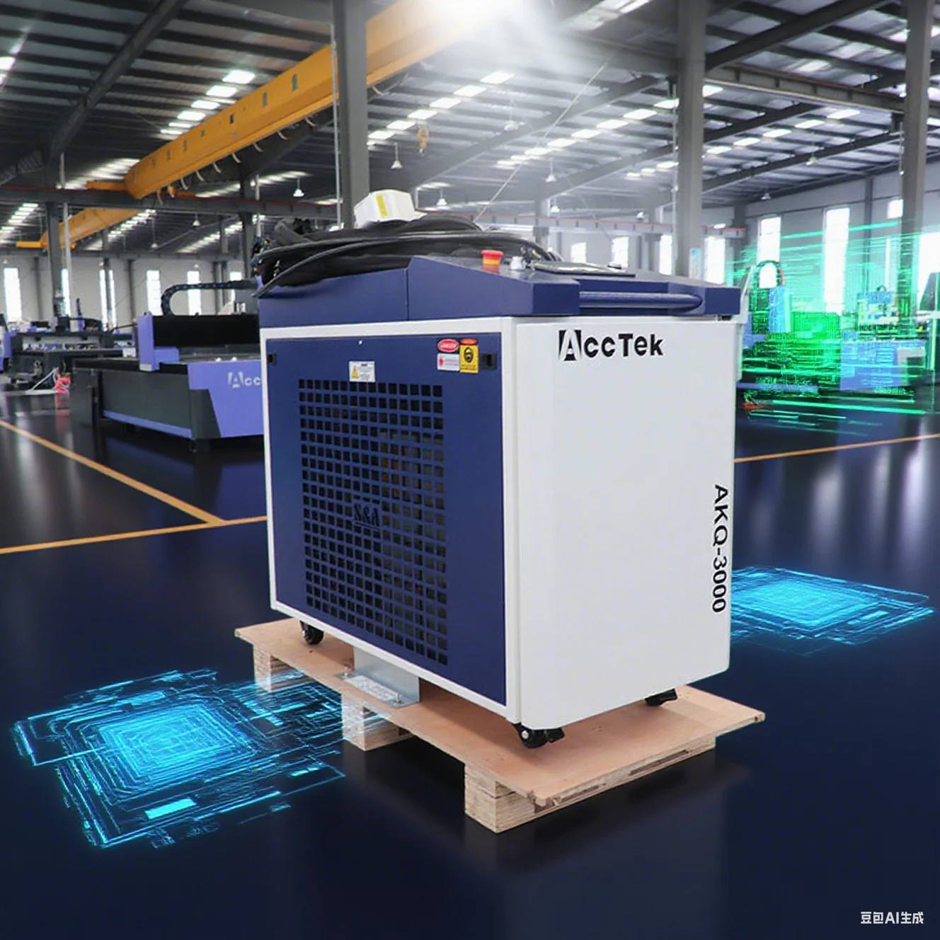 

AccTek Laser 6000W Handheld Continuous Constant Laser Cleaning Machine for Aviation Industry