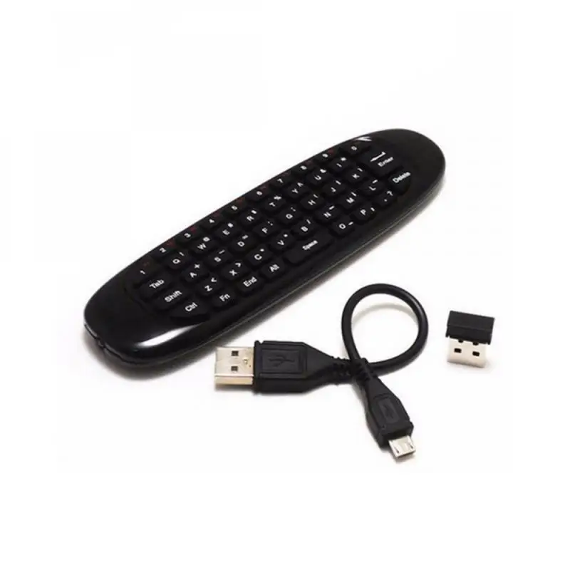 Backlit Version Of The Mini Colorful Keyboard Mouse C120 Wireless Air T10 Backlit Voice Flying Mouse Keyboard Remote Control