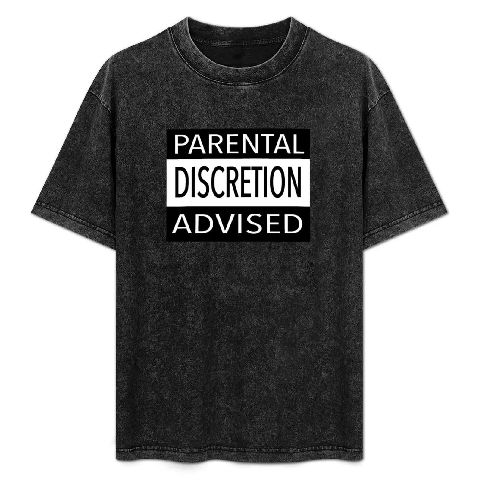 Parental Discretion Advised T-Shirt cotton graphic tees heavyweights mens t shirts pack