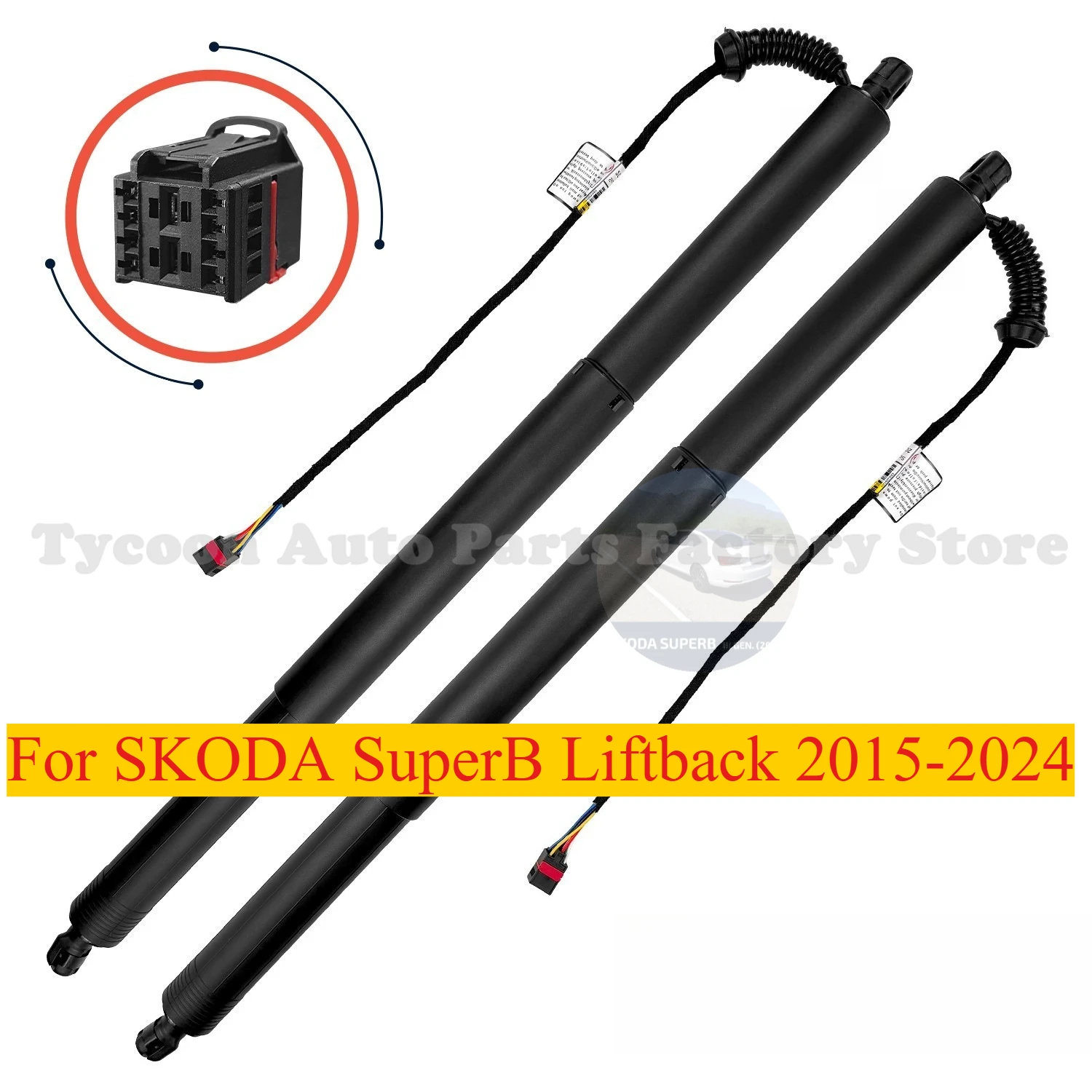 

Electric Tailgate Strut Actuators Set For SKODA SuperB Liftback 2015-2024 3V0827851A