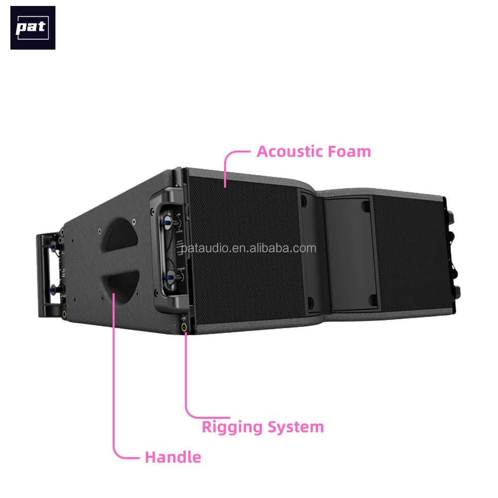Pat LA208 Double 8inch Passive Line Array Loudspeaker Modular Source DJ Sound System
