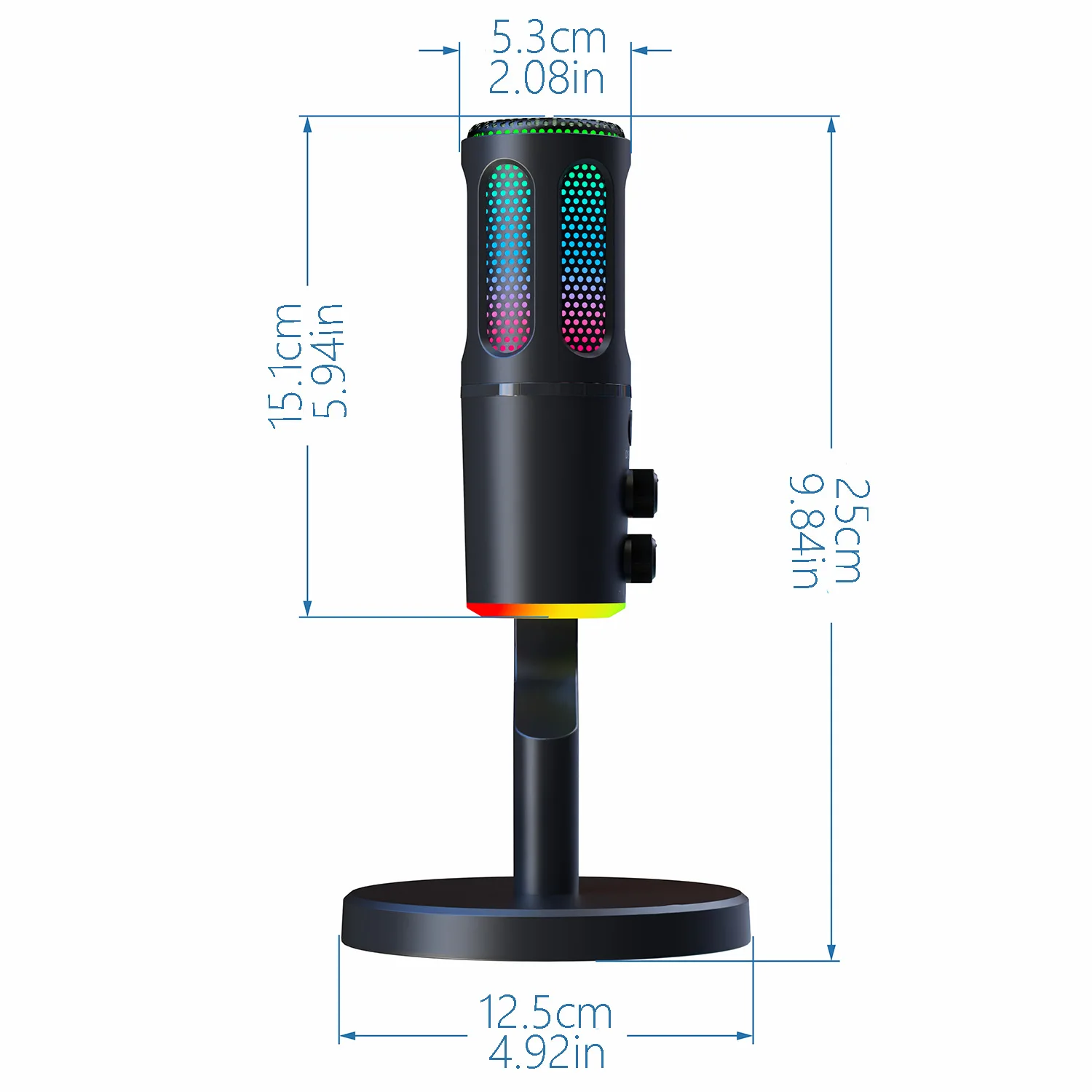 يمكن توصيل ميكروفون USB إلى TYPE-C/USB يدعم البث المباشر والتسجيل على الهواتف وأجهزة الكمبيوتر