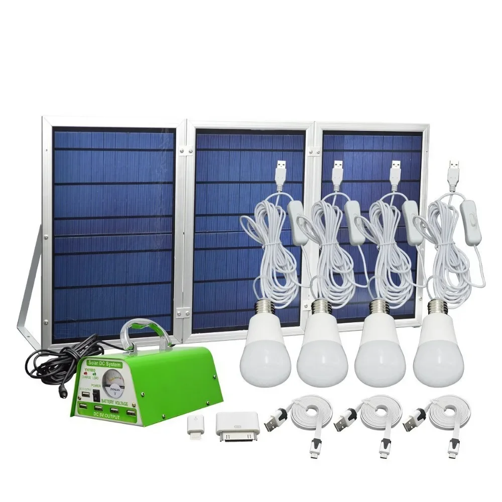 High Efficiency Portable 30W solar power system for home