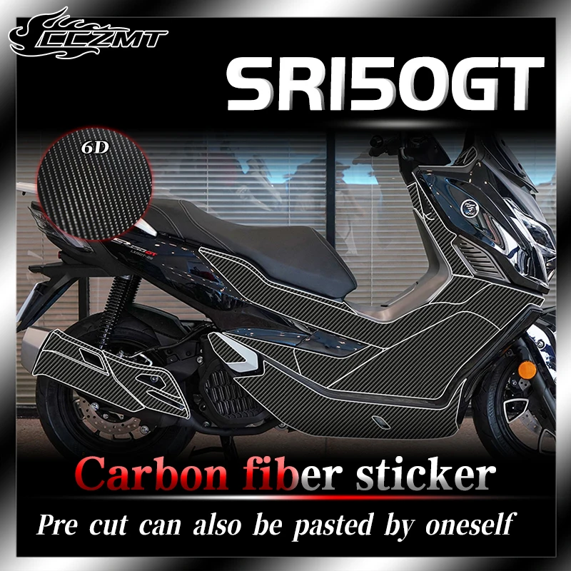 

For VOGE SR150GT 2022 2023 sticker protection sticker 6D carbon fiber film sun protection waterproof car sticker modification