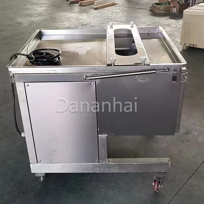 Commercial Fresh Pork Cutlet Cutting Machine Stainless Steel Bone Cutter Pig Hoof Slicer for Kitchen Restaurant