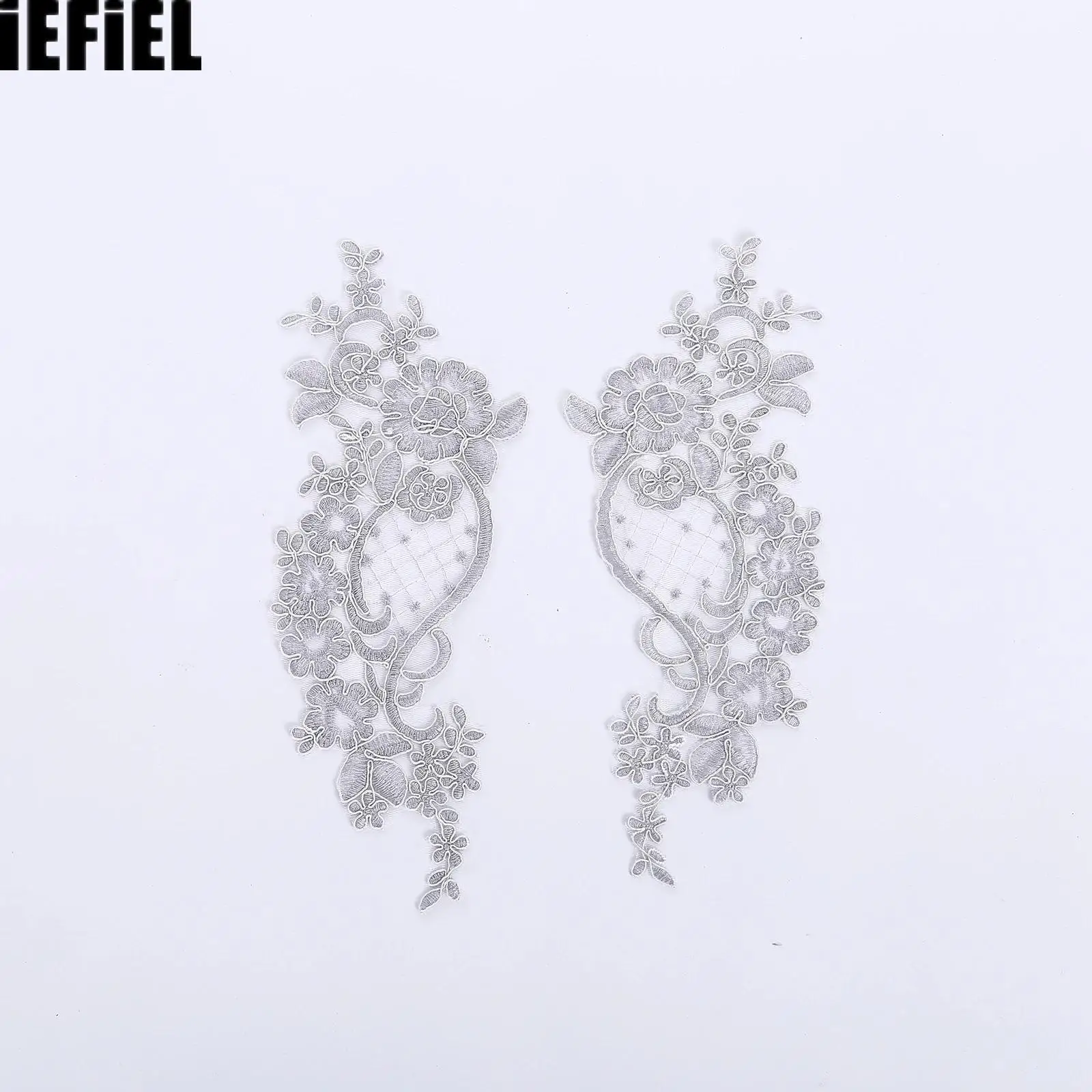 

Вышитые кружевные аппликации и нашивки-цветы для свадебных платьев, костюмов и шитья одежды, аксессуары для пошива