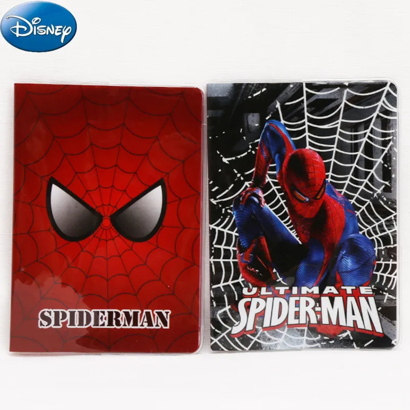 Disney Stitch Spiderman Travel Passport Cover Fashion PU Card Holder Cartoon ID Card Case Boys Girl Ticket Passport Case Gifts