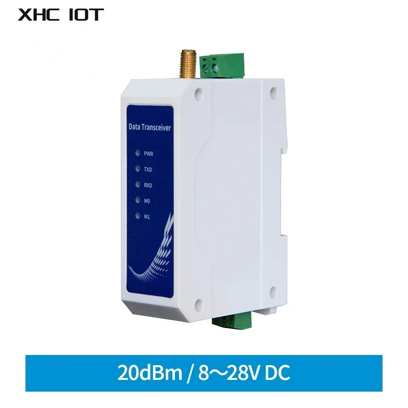 

SX126X 410-510MHz 20dBm 1km Range 12V 24V RS485 Modbus Din Rail 433Mhz Modem XHCIOT E95-DTU(400F20-485)