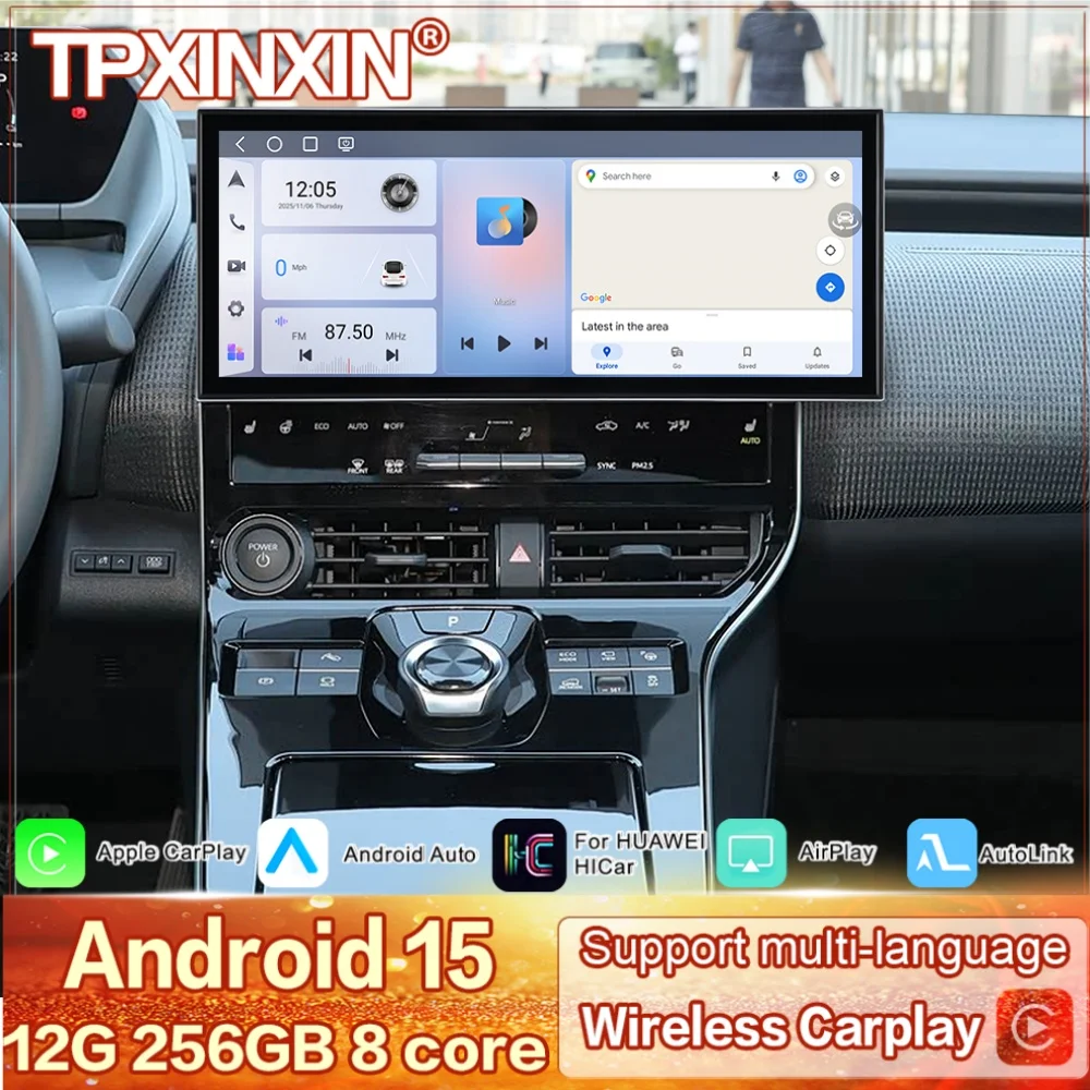 

15.8 Inch Qualcomm 8 core Android 15 For Toyota bZ4X Beyond Zero 2022~2025 Multimedia GPS Navigation Stereo Receiver Head Unit