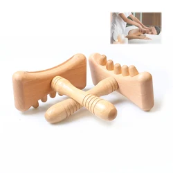 Wooden Lymphatic Drainage Massager Body Sculpting Tool Wood Therapy Massage Tools for Maderotherapy Gua Sha Muscle Pain Relief