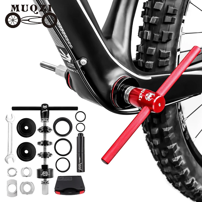 

MUQZI Bottom Bracket Bearing Install Removal Headset Press-in Tool MTB Road Bike Multifunction Kit For BB86 BB30 BB92 PF30