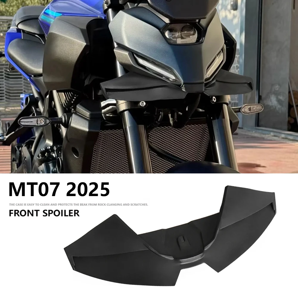 

Для MT07 MT 07 2025 мотоциклетное прижимное крылышко, аэродинамическое крыло, комплект переднего спойлера, новые аксессуары, передний спойлер MT-07 2025