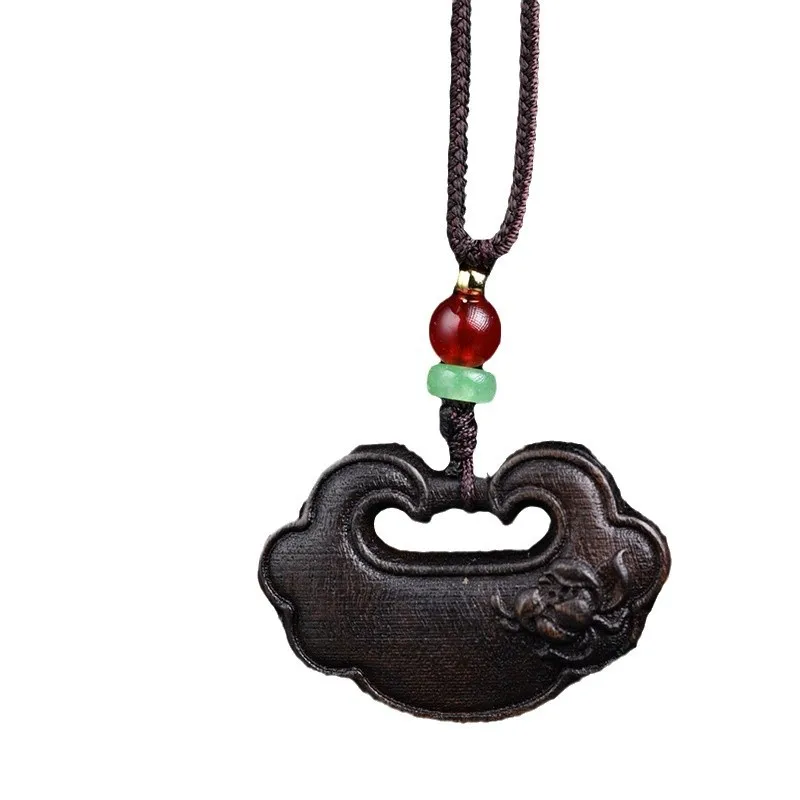Natural Aquilaria Agallocha Ruyi Pendant Couple Style Handheld Piece Cultural Play Ornament Festival Gift