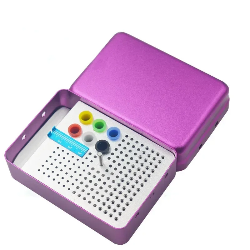 

180 Hole Autoclave Dental Bur Sterilization Box Dental Needle Placement Box Dentistry Accessories