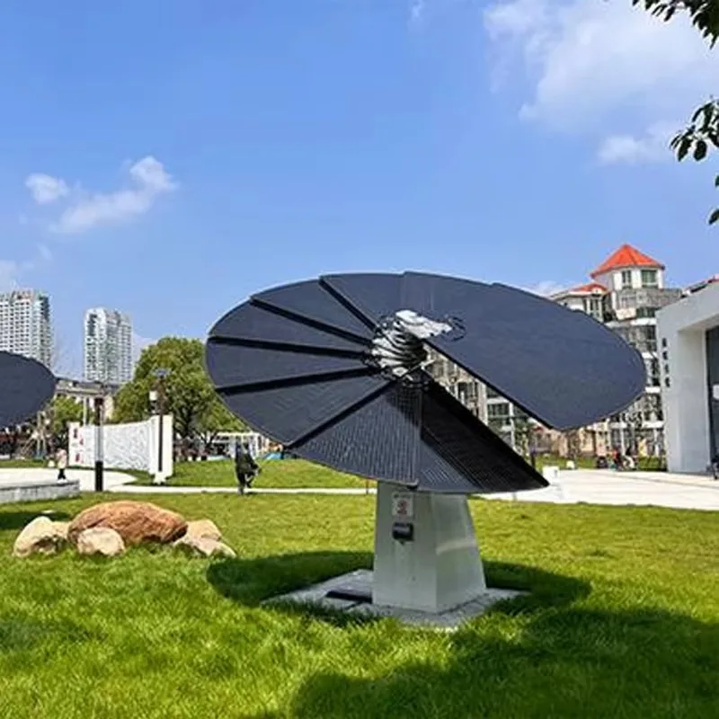 Custom Large-Scale Outdoor Monocrystalline Silicon Charging Park Square LED Landscape Lights 2kw 220V Ground Mounting