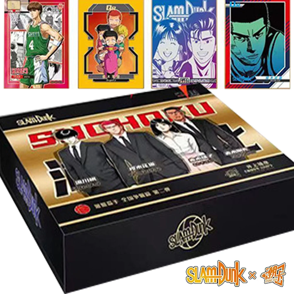 Wholesale Slam Dunk Collection Card for Children Sakuragi Hanamichi Haruko Akagi Bronzing Diamond Flash Cards Table Toys Gifts