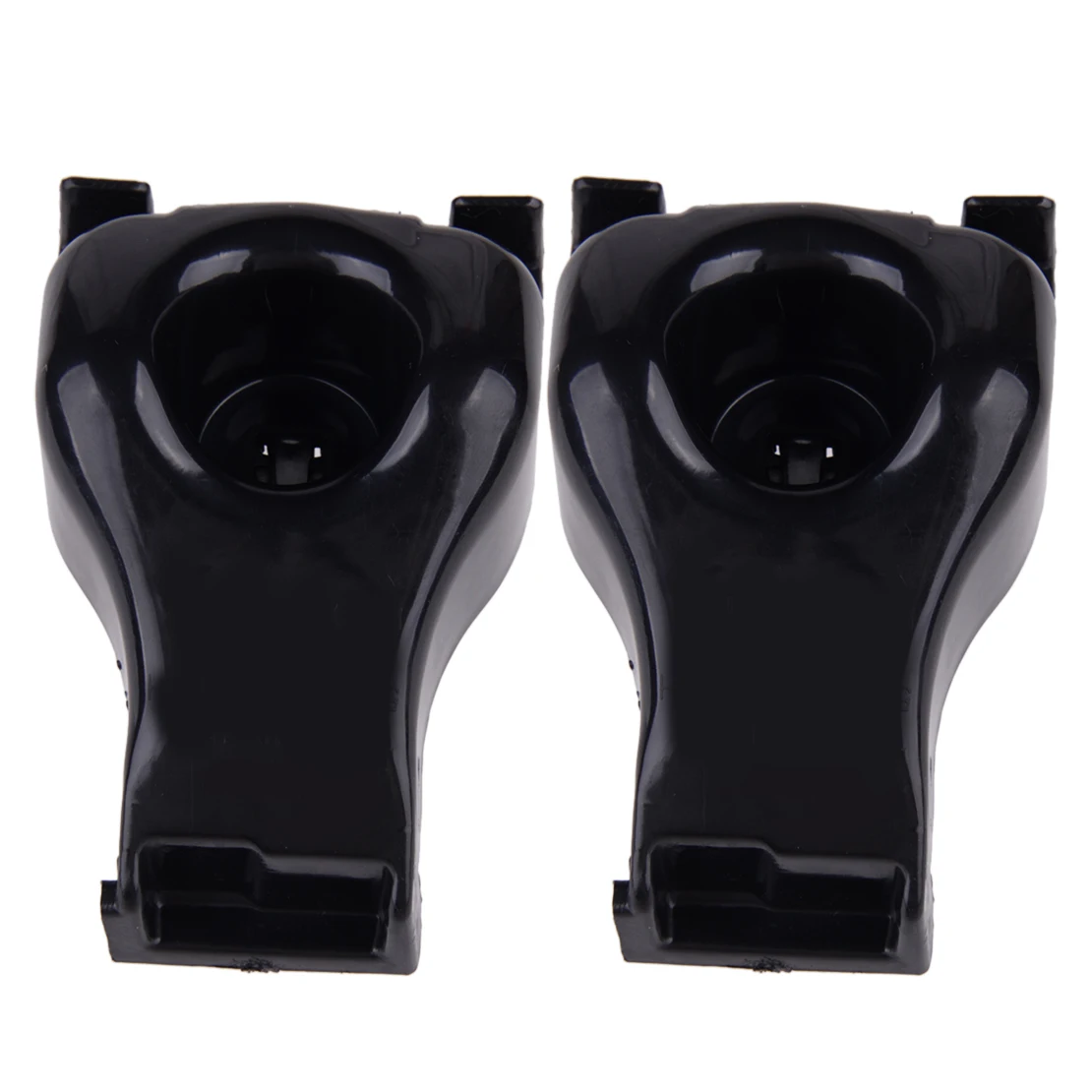 New 2Pcs Black ABS Front Bumper Cover Support Bracket Fit for Toyota Tacoma 2005-2009 2010 2011 2012 2013 2014 2015 5211504060