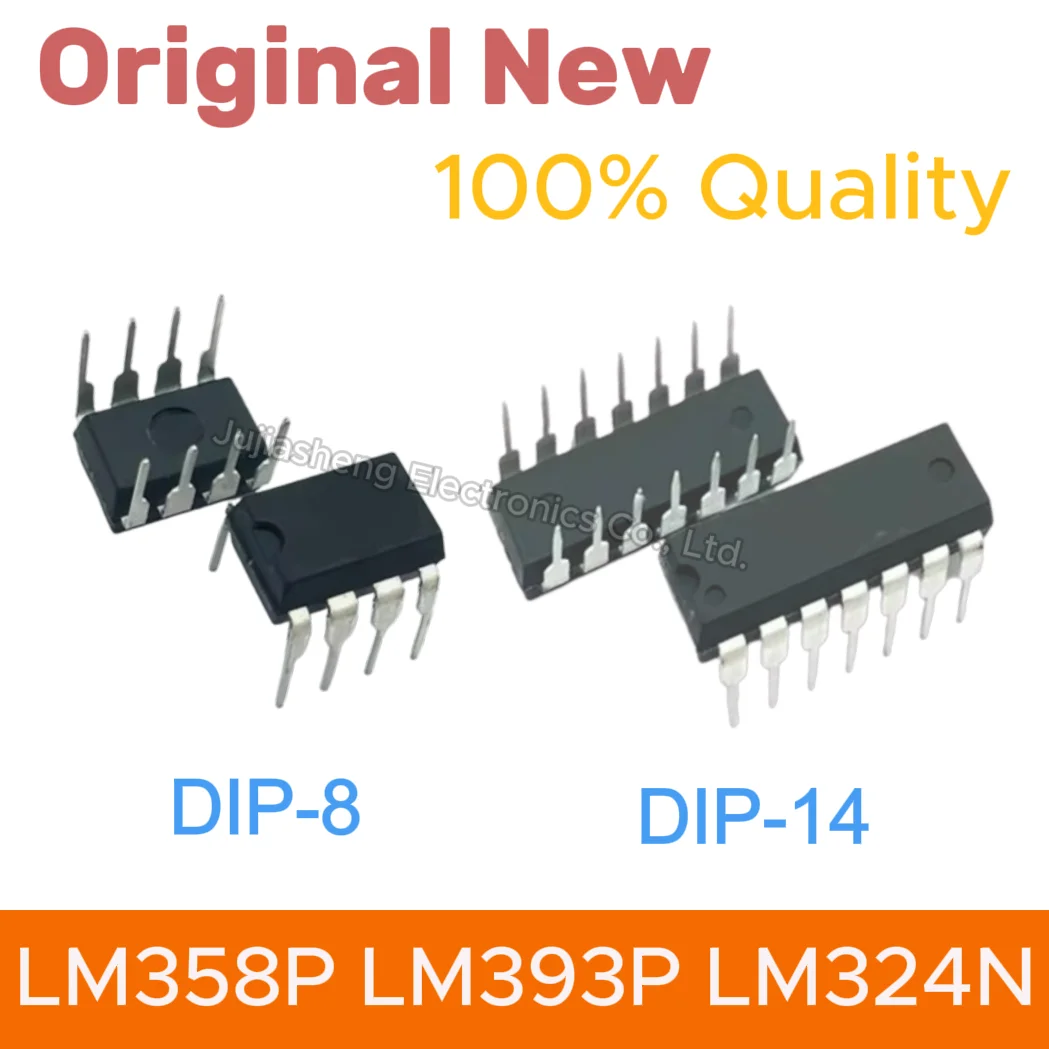 25pcs LM324N LM324 DIP14 LM358P LM358 LM393P LM393 DIP8 Operational Amplifier integrated circuit