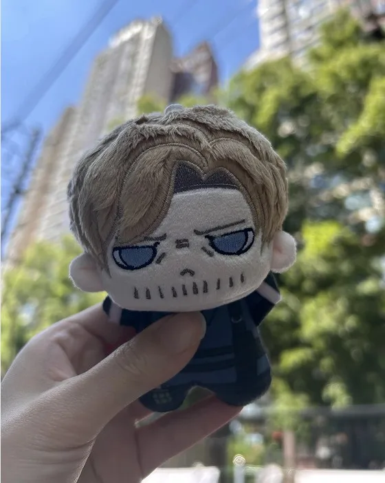 

Resident Evil Requiem Leon Scott Kennedy Mascot Costume Plush 10cm Dolls for Cosplay Events Roleplay Christmas Gift