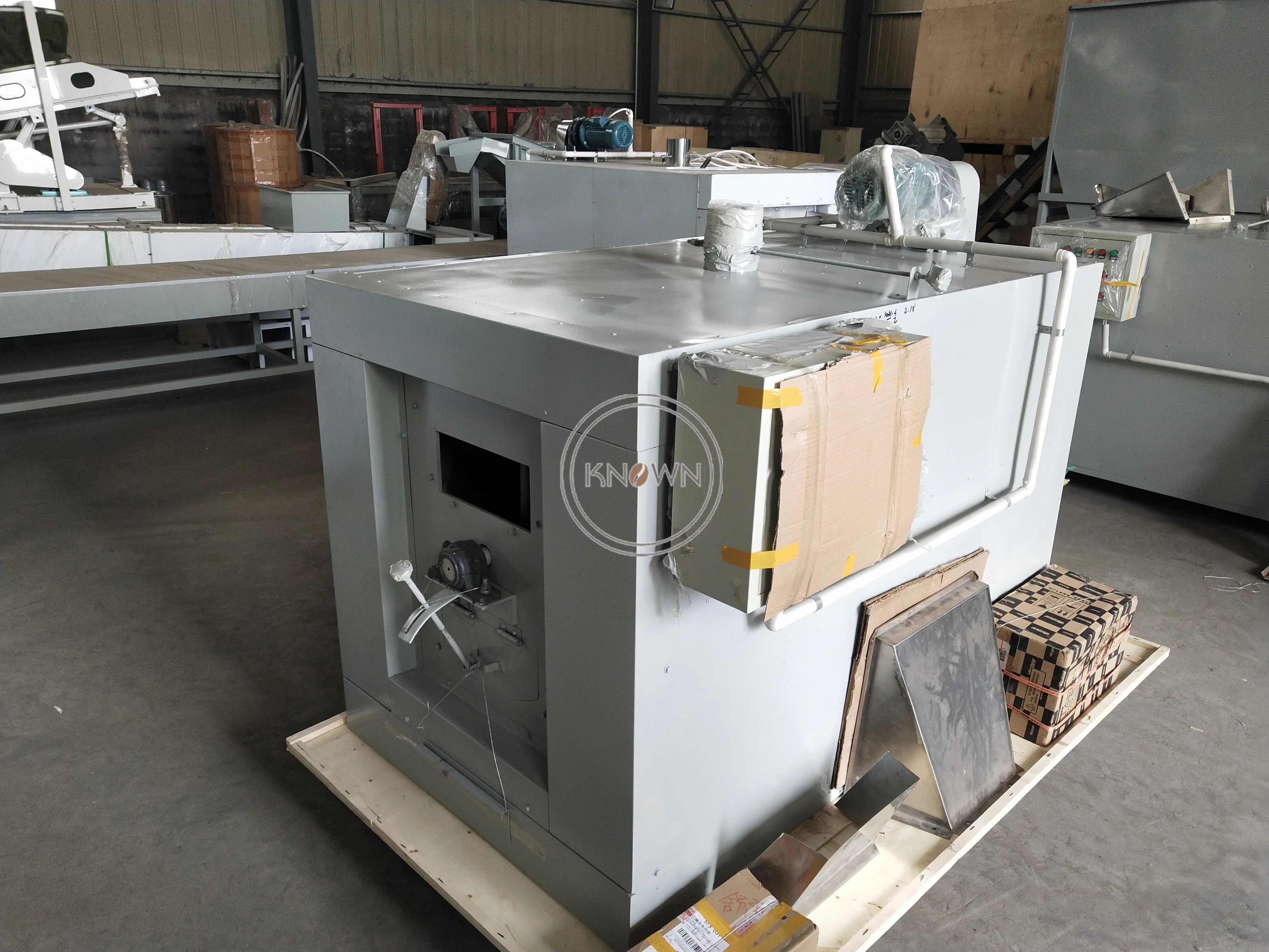 Tostador de nueces eléctrico de fábrica, máquina para asar castañas, tambor comercial, máquina rotativa para asar cacahuetes