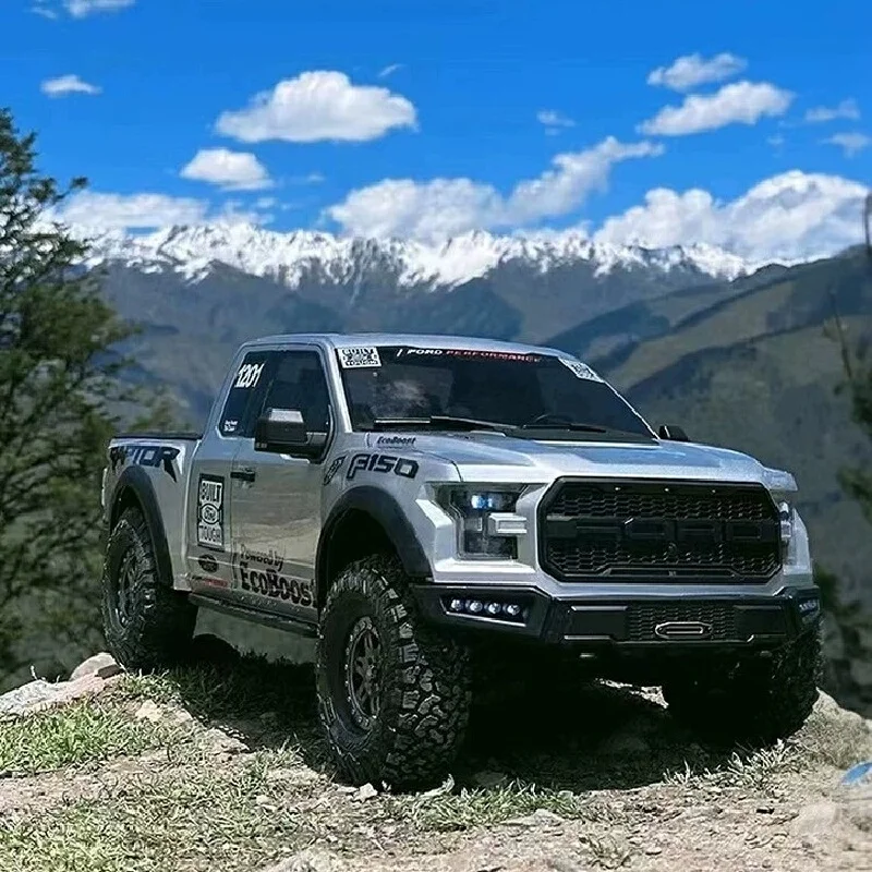 

KM Thunder God RC Car New 1/8 Scale Raptor F150 RTR Electric Rock Crawler with Differential Lock Ideal Gift for Kids and Adults