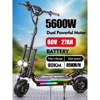 ARWIBON Q12 Plus Electric Scooter for Adults 8000W Motors 60V 38AH Vacuum Off-Road Tires High Performance Off-Road Escooter