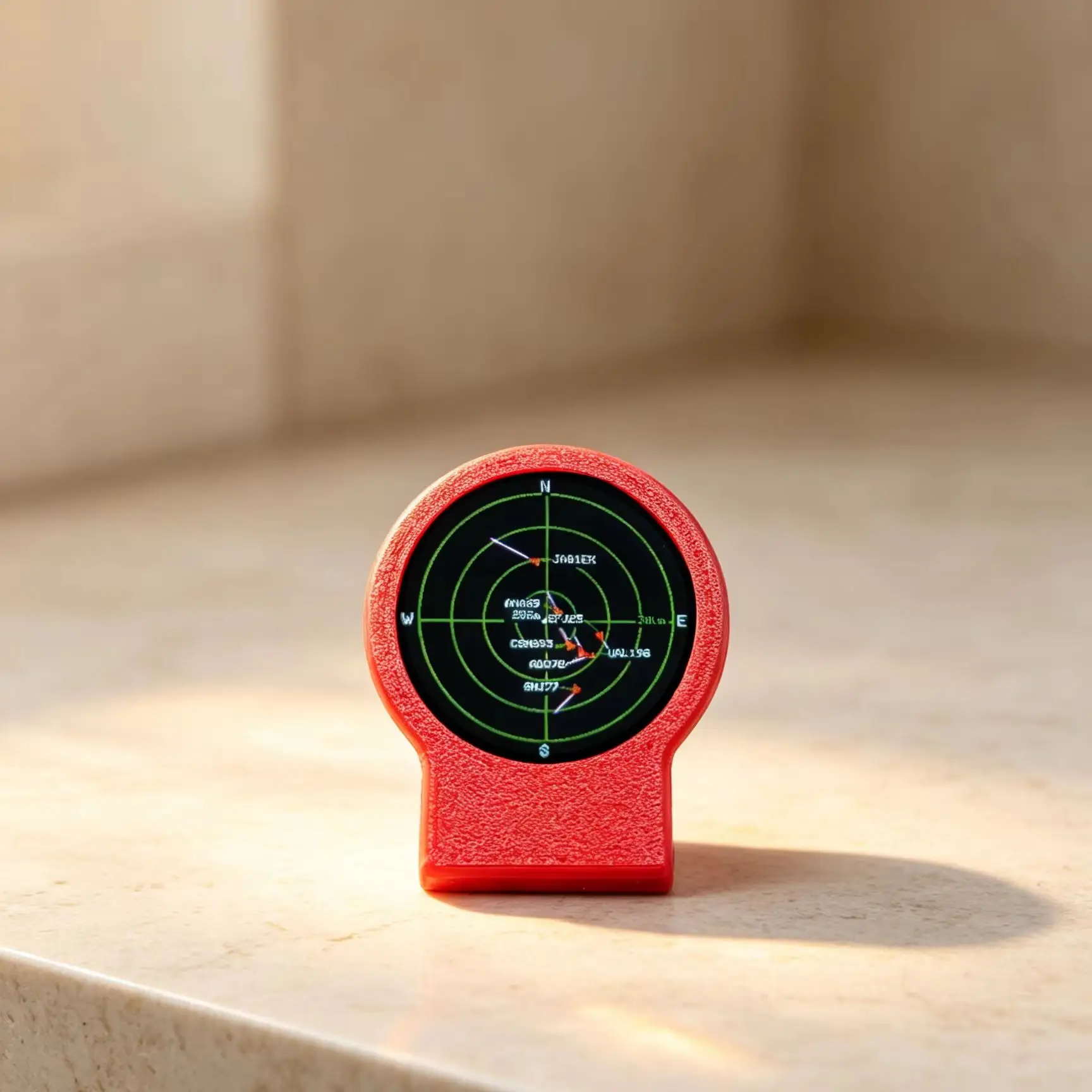 New USB-C Deskradar, Live ADS-B Flight Tracker Gadget with Sonar Grid Screen With 3D Printed Case Aviation Desk Decor