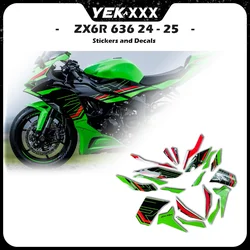 For Kawasaki ZX-6R ZX6R Ninja6R 636 2024-2025 ZX6R 24-25 New OEM Replica Sticker Decal