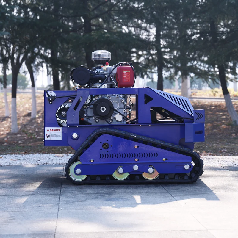 

Customized Tracked Automatic Remote-Controlled Lawn Mower Fully Automatic Four-Stroke Engine - Large Cutting Width Lawn Mower
