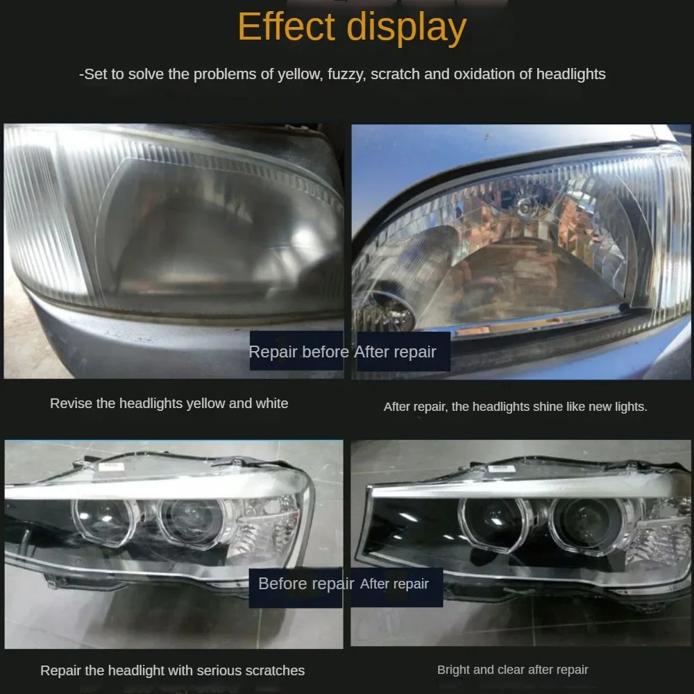 Car Headlight Refurbishment Liquid Coating Agent Car Lamp Shade Repair Liquid Car Headlight Polishing Liquid Polymer