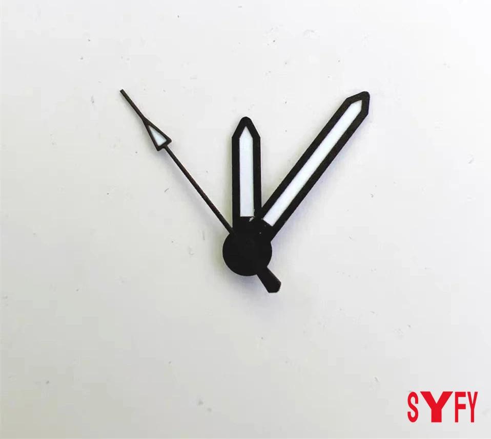 Lancette NH35 Nero Arancione Bianco Lancette dell'orologio adatte NH35 NH36 7S26 4R35 4R36 Movimento Puntatore per orologi luminosi verdi