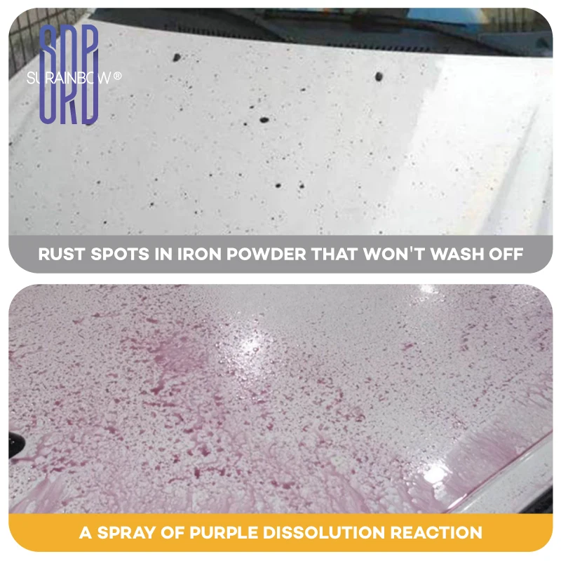 Iron Remover - Iron Out Fallout Rust Remover Spray for Car Detailing | Remove Iron Particles in Car Paint | Use Before Car Wash