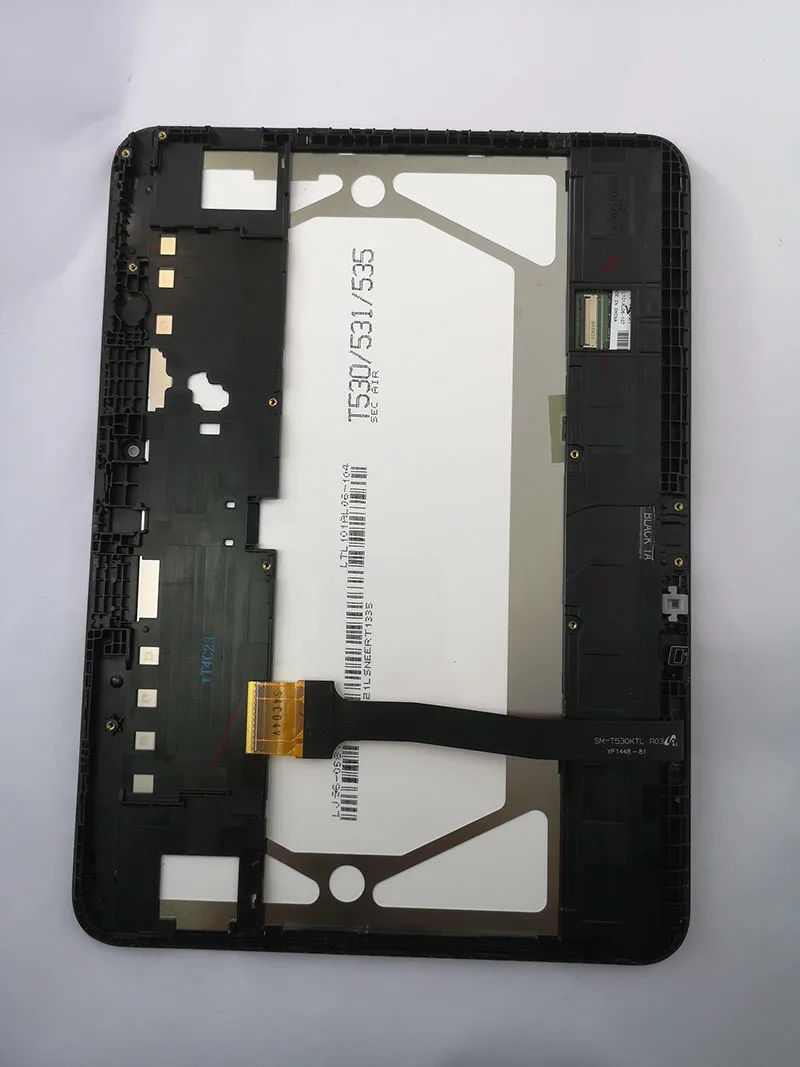 used parts Touch Screen + LCD Display Panel Monitor Module For Samsung Galaxy Tab 4 10.1 T530 T531 T533 T535 SM-T530 with frame