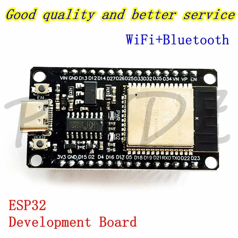 1-5PCS ESP32 WROOM-32 Development Board TYPE-C CH340C WiFi+Bluetooth Ultra-Low Power Consumption Dual Core Wireless Module