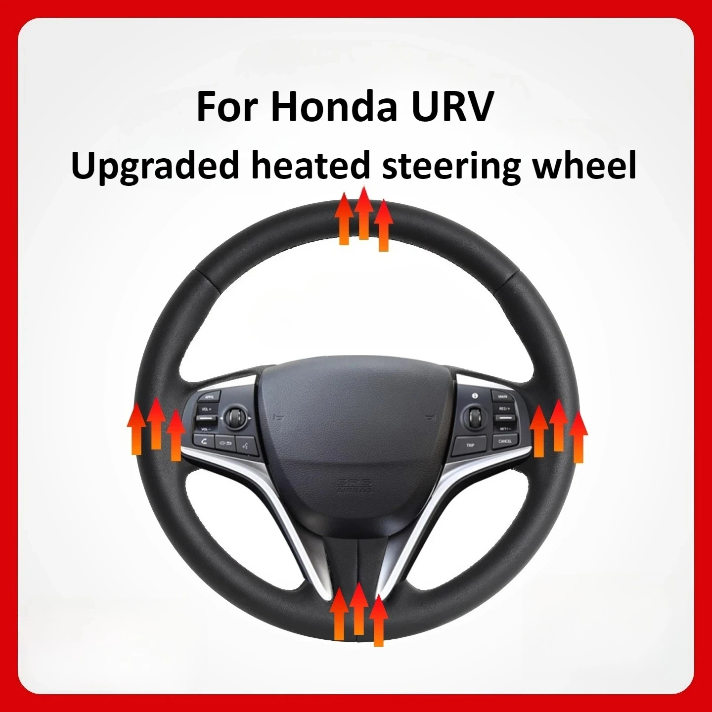 Car Steering Wheel All-leather Constant Temperature Heated Winter Steering Wheel For Honda 10th Generation Accord Odyssey Civic