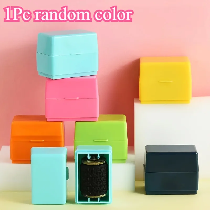 تصميم مستطيل لختم أمان المستندات، يستخدم لحماية المعلومات السرية، والاستخدام المكتبي والمنزلي، وأمن المستندات