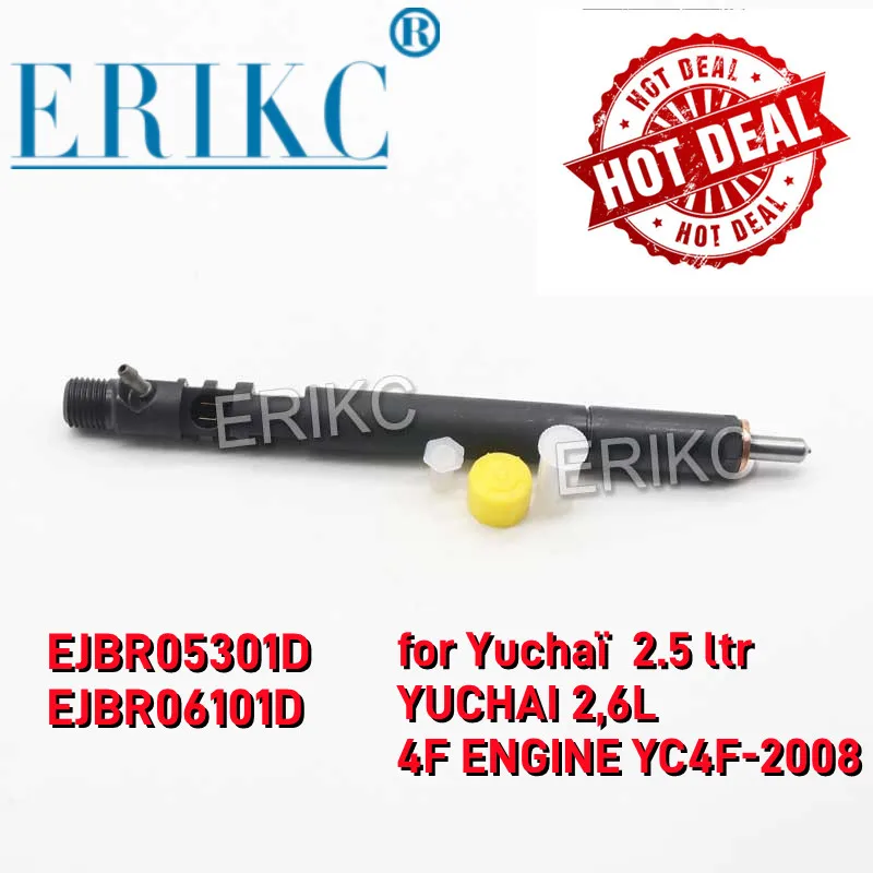 

New Diesel Injector EJBR 06101D Common Rail Nozzle Assy EJBR06101D EJBR0 6101D for YUCHAI 2,6L 4F ENGINE YC4F-2008