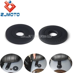 2pcs 1x Rear Fender Passenger Seat Rubber Gasket Seats Cushion Mount Bolt Washer Spacer For Harley Touring Road King Glide CVO