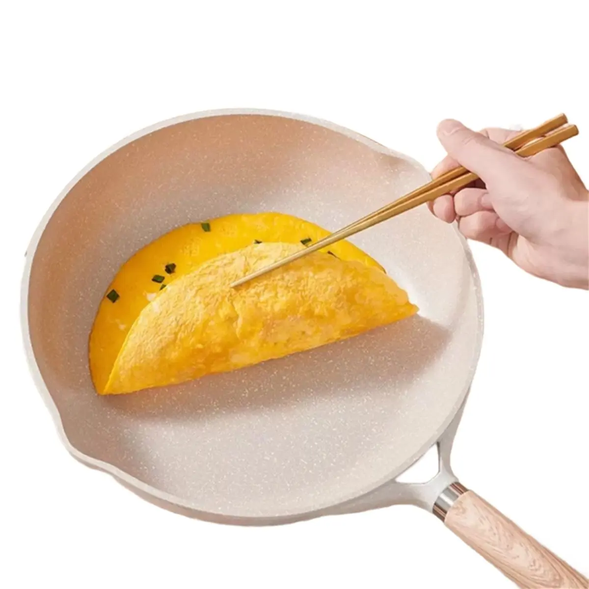 Nonstick Frying Pan Induction Skillet Heavy Duty Cast Aluminum Chef'S Pan Compatible All Stoves Easy Clean Comfortable