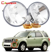 Conjunto de luz antiniebla delantera para coche, bombilla halógena PSX24W 4300K para Ford Escape Hybrid 2007 2008 2009 2010, 2 unidades