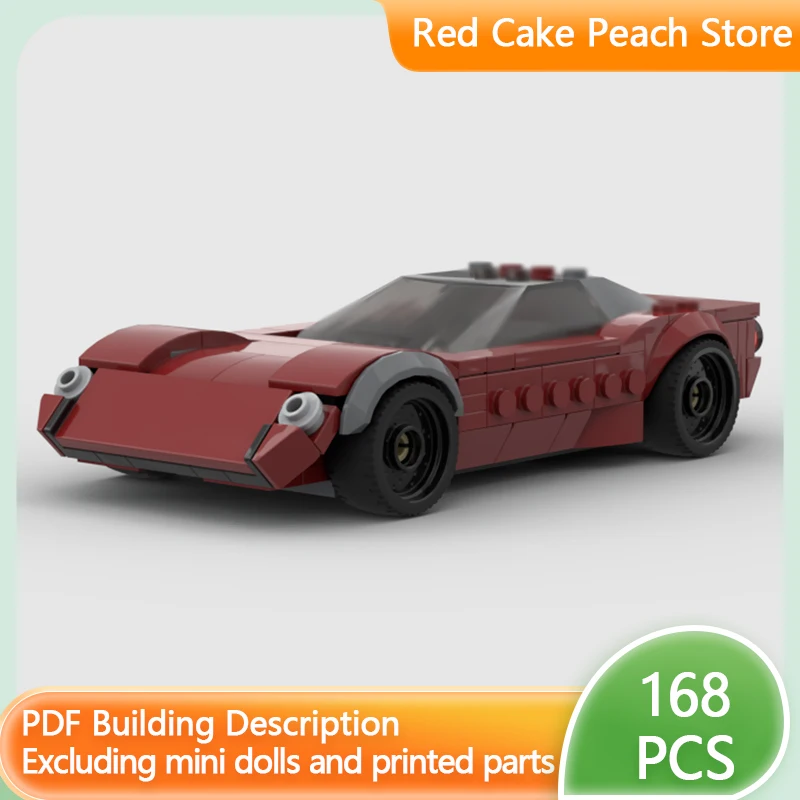 

Модель скоростного гоночного автомобиля MOC, строительные кирпичи, верхний уровень, спортивный автомобиль, модульная технология, детские праздничные подарки, сборка игрушек, костюм