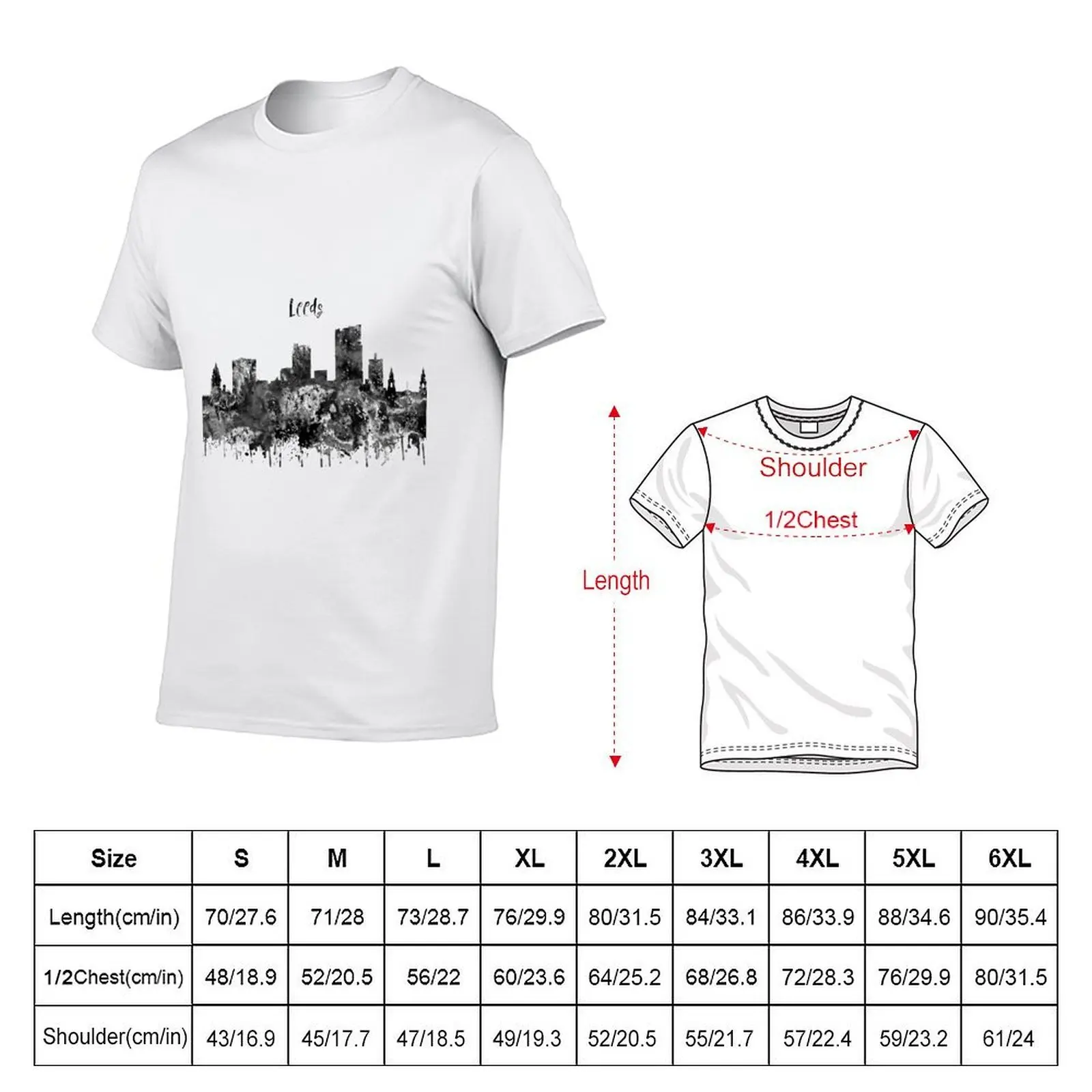 Leeds T-Shirt t shirts for man graphic funny man t shirt cotton man t shirts for men casual T-shirt