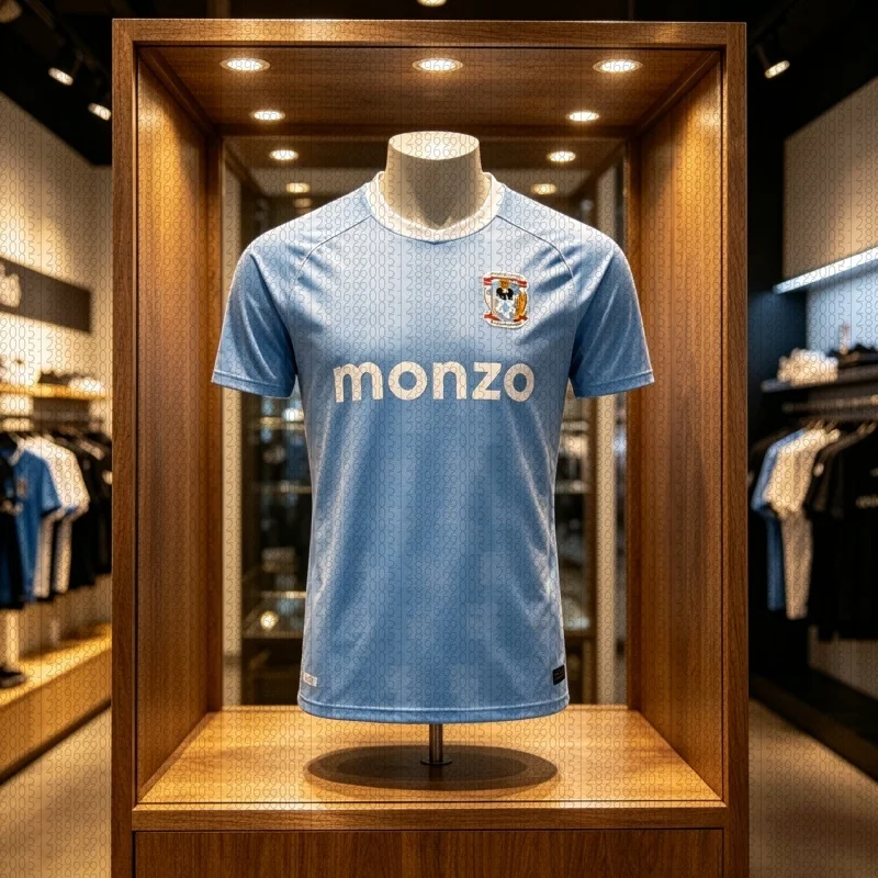 Camiseta de Fútbol Transpirable de Secado Rápido Ligera para Hombre y Mujer, Nueva Inglaterra 2026, Uniforme de Aficionado del Coventry, Camiseta para Padres e Hijos