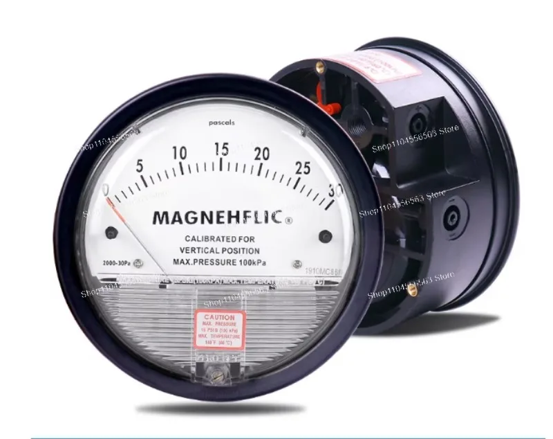 2000-60pa Differential Pressure Gauge Range -30 pascal