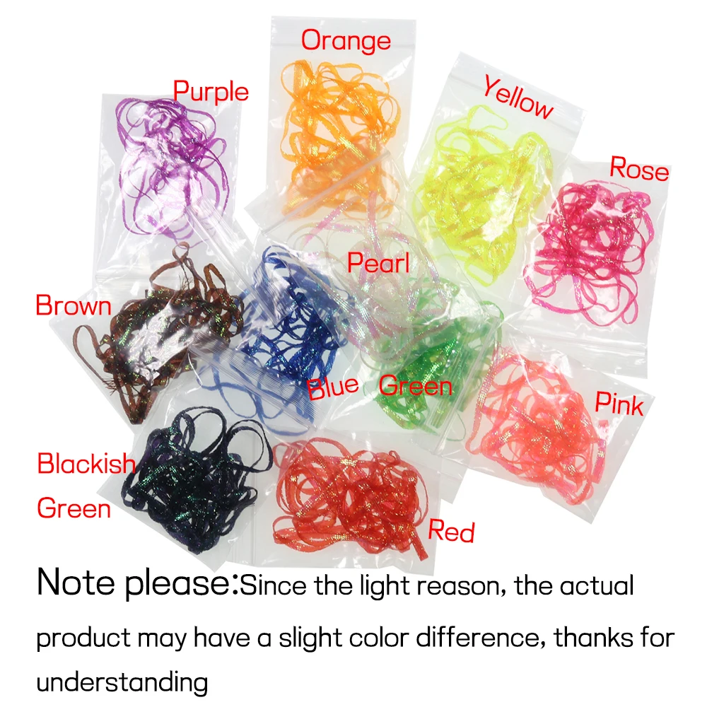 Trenza UV neon para atado de ninfa y streamer en agua salada - imagen 4