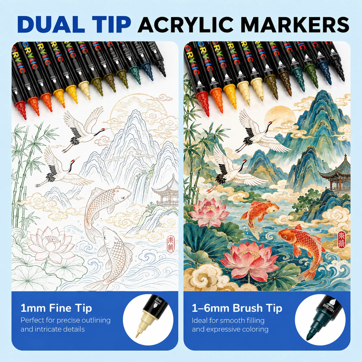Акриловые маркеры с двойным на – обзор и цена Copic Marker Classic