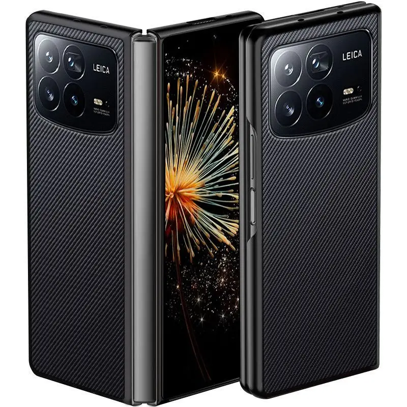 

FOR Xiaomi Mix fold 4 Case Carbon Fiber Texture Folding Screen PC hard Cover Forxiaomi mix fold4 shockproof Funda