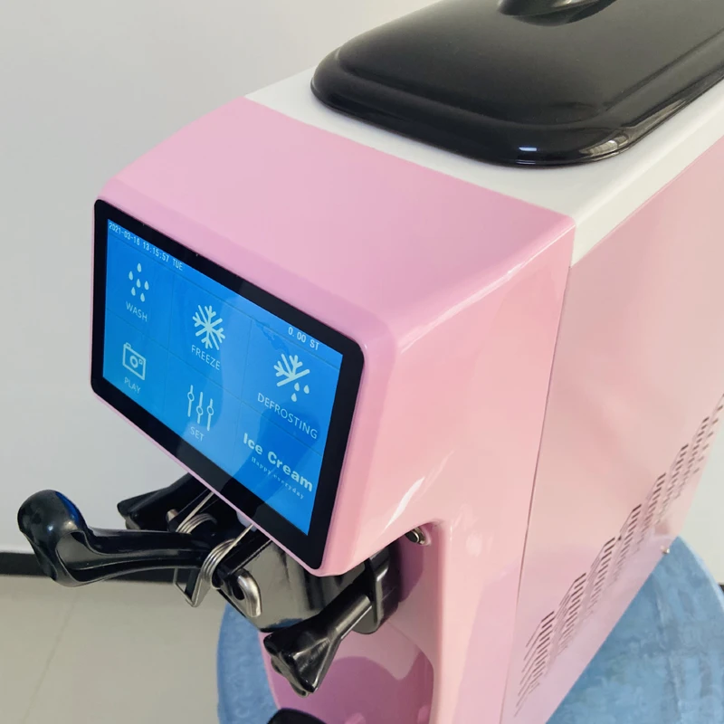 2025 소형 원뿔형 단일 헤드 상업용 유틸리티 콘 편의점 아이스크림 소프트 머신