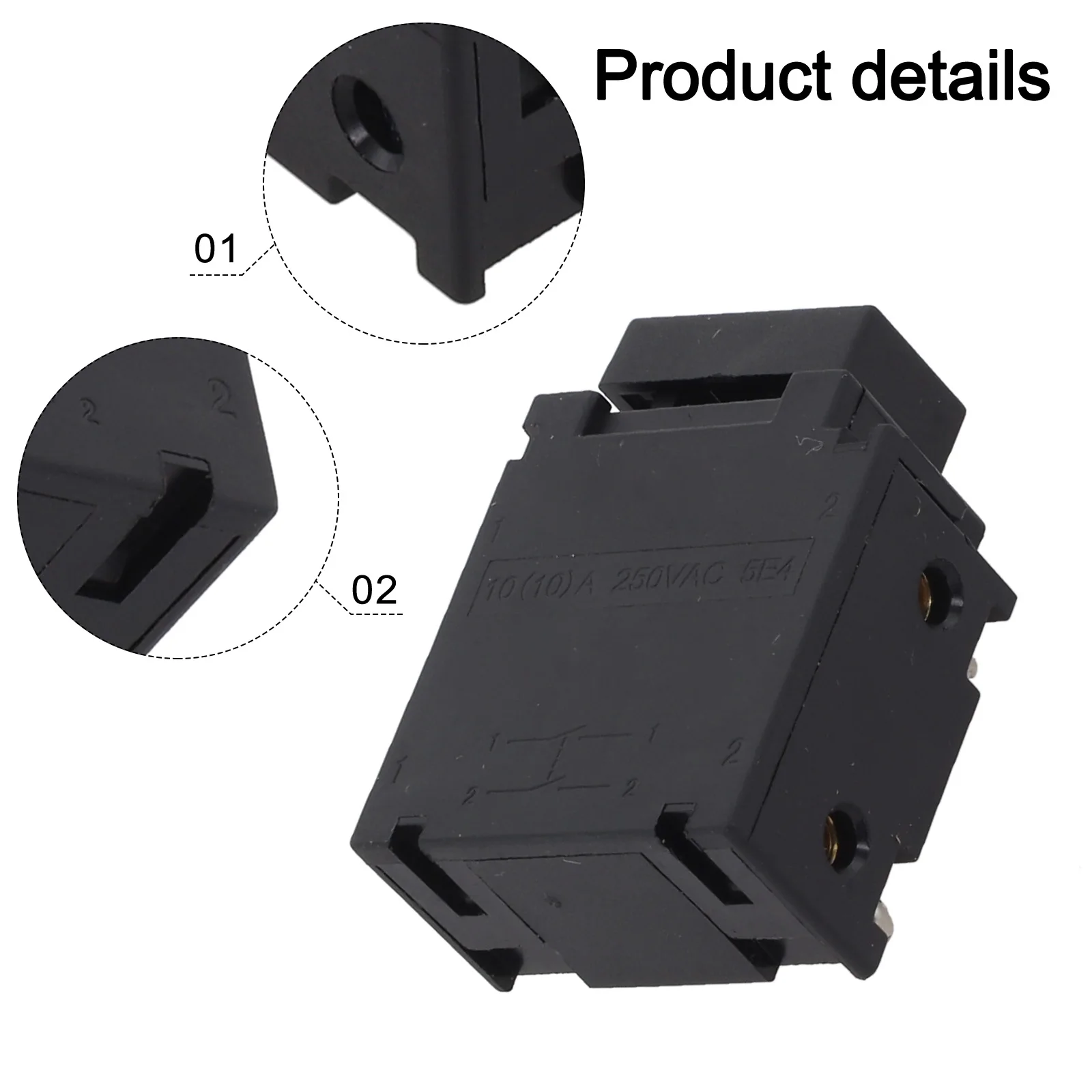 For Home Improvement 40mm*29mm*20mm Replacement-Part Power Tool Accessories Professionally Made Black Color Easy To Use
